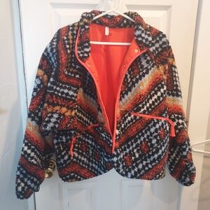 FP Movement by Free People Multicolor Teddy Jacket